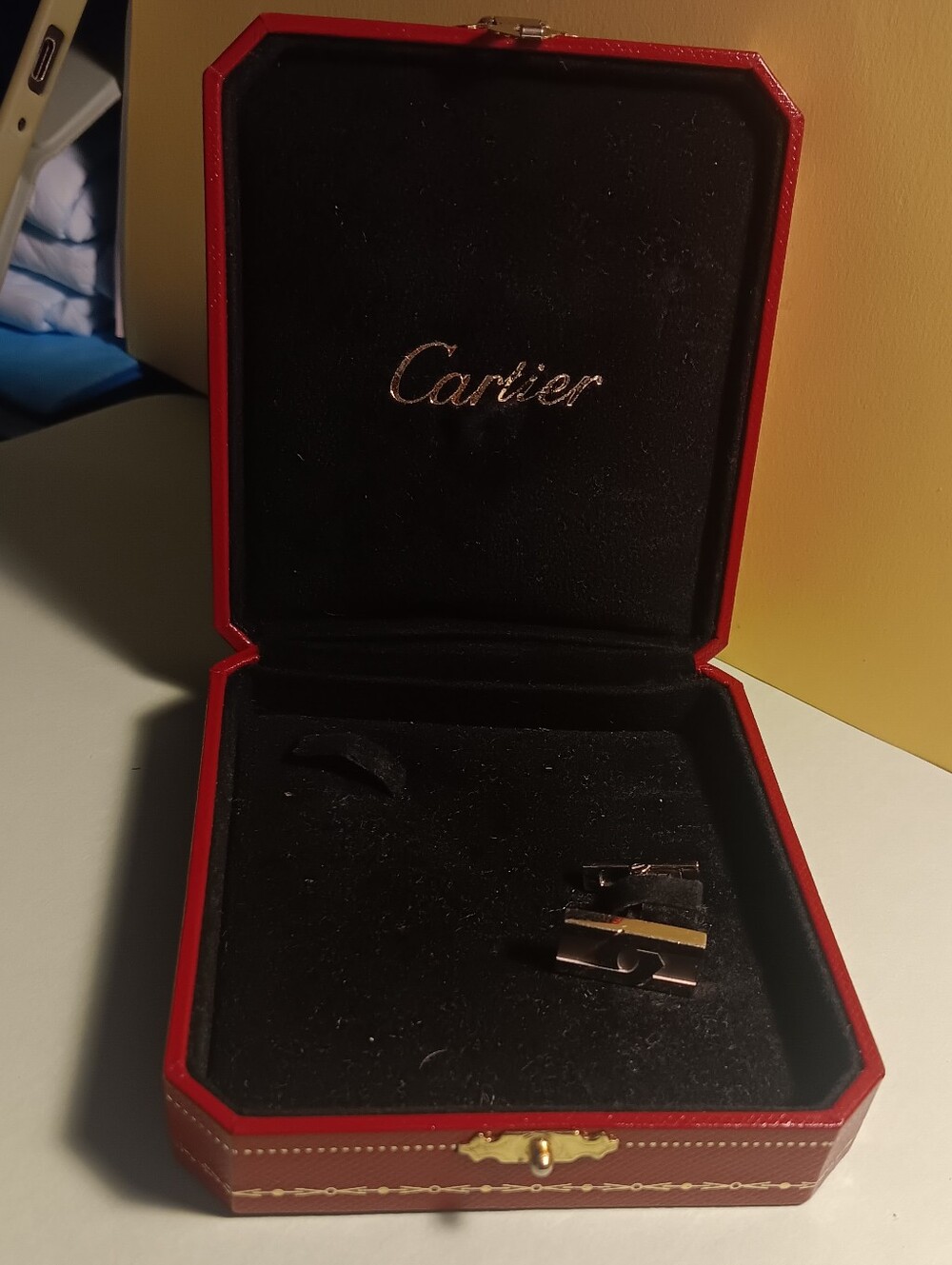 Cartier Silver  Cufflink